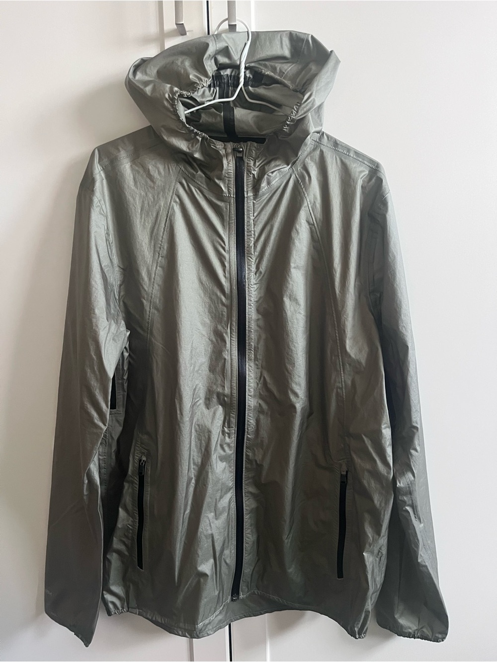 Under Armour UA Impasse Waterproof Rain Shell Jacket Men’s Small Grey 1350949